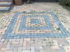 This weed covered drive needed the block paving cleaning