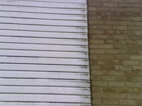 fascia before cleaning