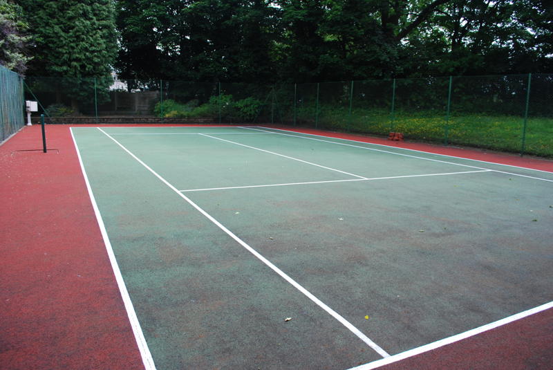 The court is now safe to play on at a fraction of the cost of a new court