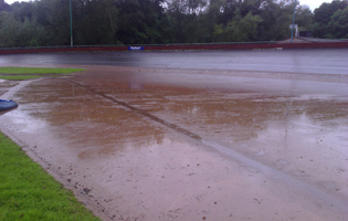 The summer flooding had made the track unusable